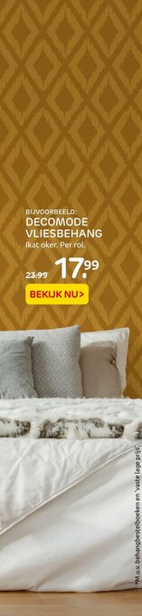 Praxis Decomode vliesbehang aanbieding
