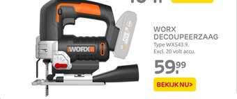 Praxis Worx decoupeerzaag aanbieding