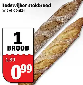 Poiesz Lodewijker stokbrood aanbieding