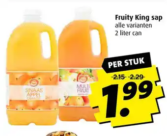 Boni Fruity King sap aanbieding