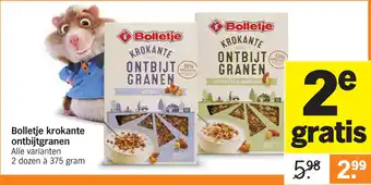 Albert Heijn Bolletje krokante ontbijtgranen aanbieding