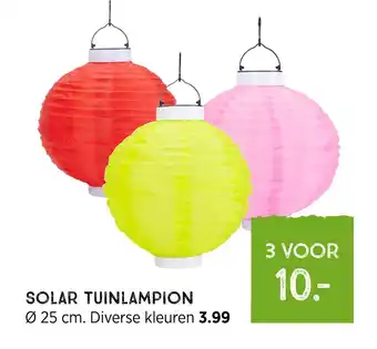 Xenos Solar tuinlampion aanbieding