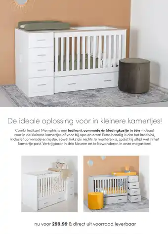 Baby & Tiener Combi ledikant memphis aanbieding