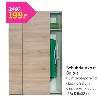 Leen Bakker Schuifdeurkast calais aanbieding