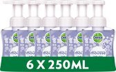 Bol.com Dettol Handzeep Zachte Mousse - Antibacterieel - Orchidee & Vanille - 6 x 250 ml aanbieding