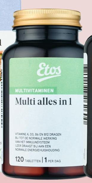 Etos Etos Multi Alles in 1 Tabletten 120 stuks aanbieding