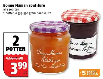 Poiesz Bonne maman confiture aanbieding