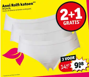 Kruidvat Anni Rolfi katoen aanbieding