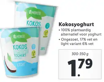 Lidl Kokosyoghurt aanbieding