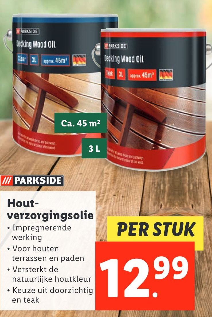 III PARKSIDE Hout aanbieding bij Lidl