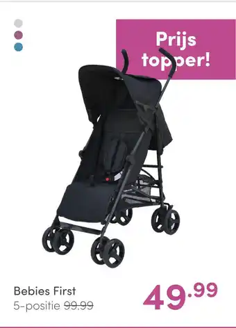 Baby & Tiener Bebies first 5-positie aanbieding