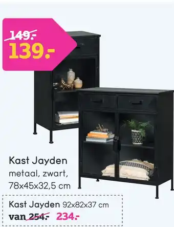 Leen Bakker Kast jayden aanbieding