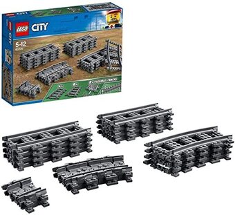 Amazon LEGO 60205 City Trains Trein rails 20 stuks uitbreidingsset aanbieding