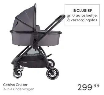 Baby & Tiener Cabino cruiser 3-in-1 kinderwagen aanbieding