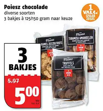 Poiesz Poiesz chocolade aanbieding