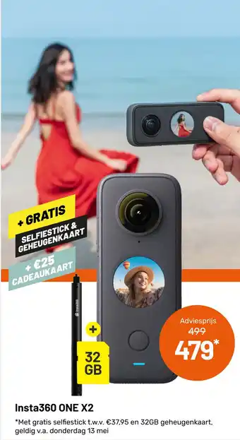 Kamera Express Insta360 ONE X2 aanbieding