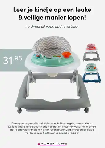 Baby & Tiener Loopstoel aanbieding