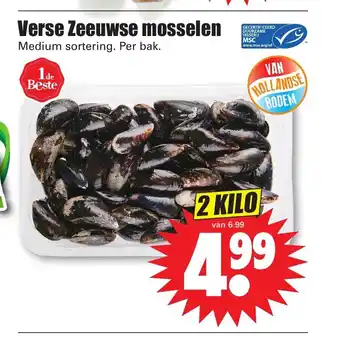 Dirk Verse Zeeuwse mosselen 2 kilo aanbieding