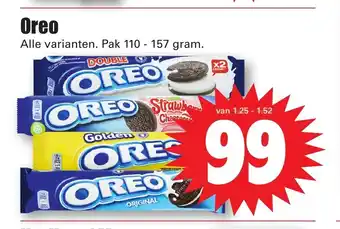 Dirk Oreo alle varianten pak 110 - 157 gram aanbieding