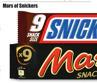 Dirk Mars of Snickers 9-pack aanbieding