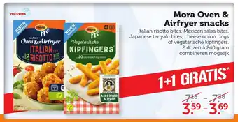 Coop Mora Oven & Airfryer snacks 2 dozen a 240 gram aanbieding