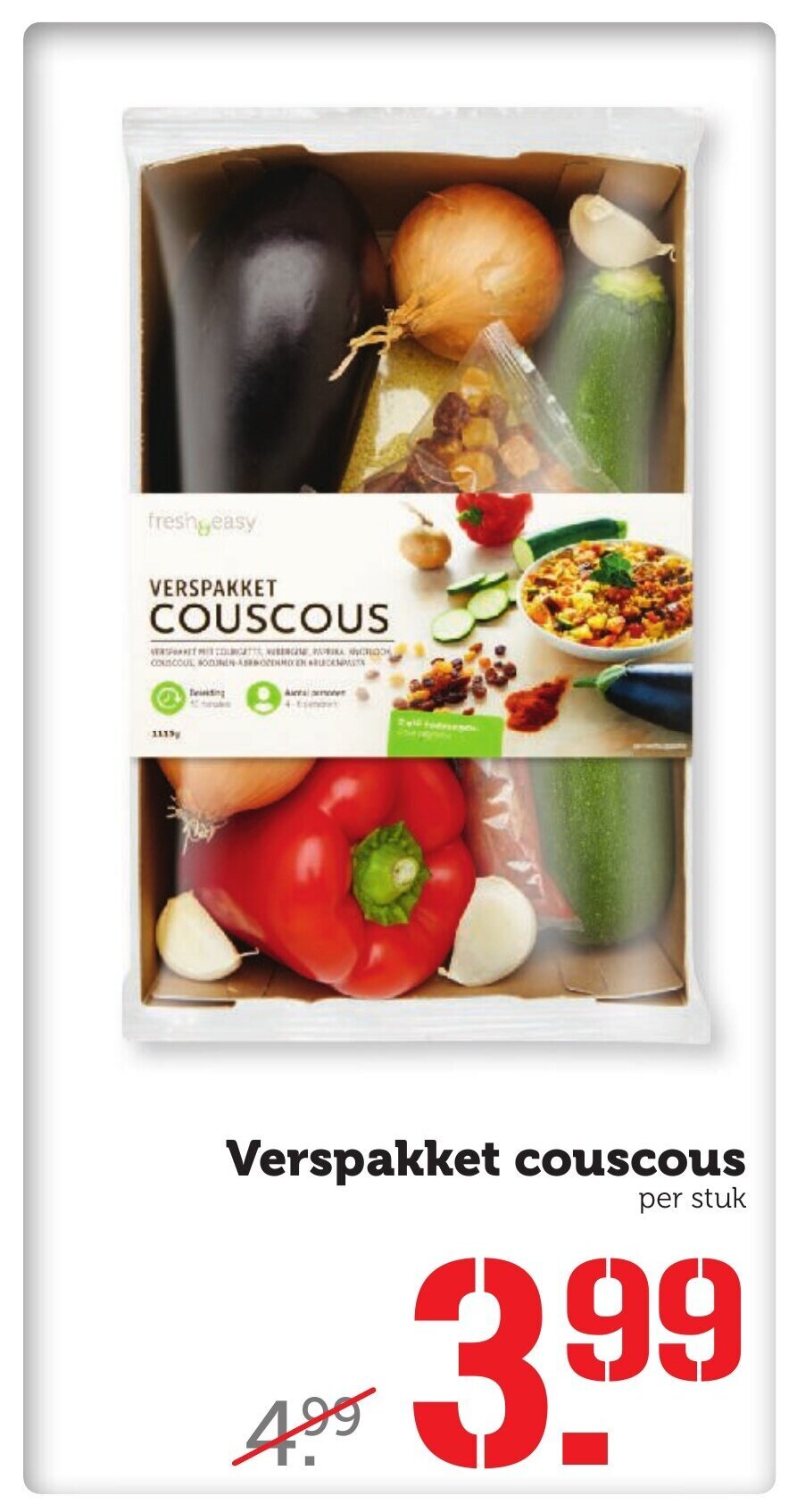 Verspakket couscous per stuk aanbieding bij Coop