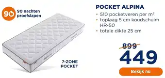 TotaalBED Pocket Alpina aanbieding