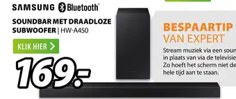 Expert Samsung bluetooth soundbar met draadloze subwoofer aanbieding