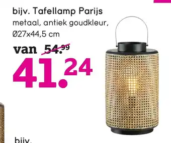 Leen Bakker Tafellamp Parijs aanbieding