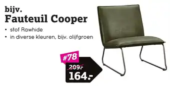 Leen Bakker Fauteuil Cooper aanbieding