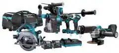 Toolnation Makita DK0128G601 Combiset - 6 machines 40V max 4.0Ah Li-Ion in tas aanbieding