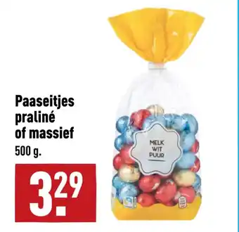 ALDI Paaseitjes praliné of massief 500 g aanbieding