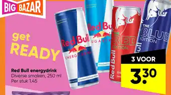 Big Bazar Red Bull eneraydrink aanbieding