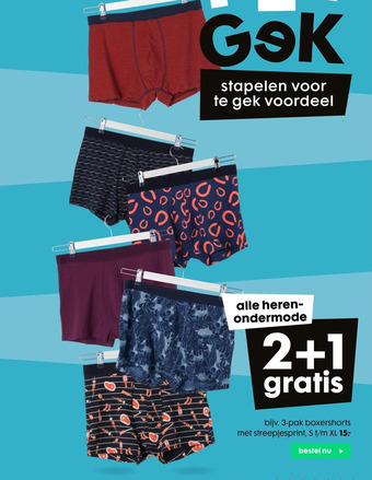 HEMA Alle heren-ondermode aanbieding