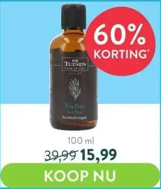 Holland & Barrett Tea Tre aanbieding