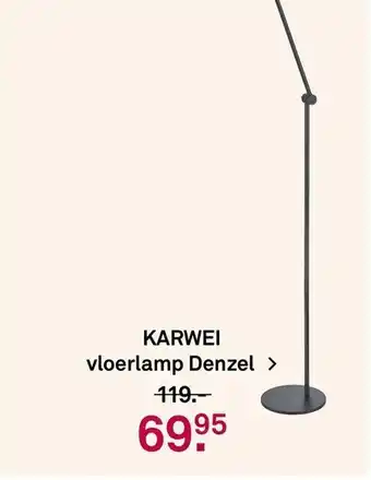 Karwei KARWEI vloerlamp Denzel aanbieding