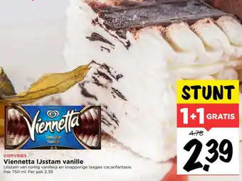 Vomar Voordeelmarkt Viennetta IJsstam vanille 750g aanbieding