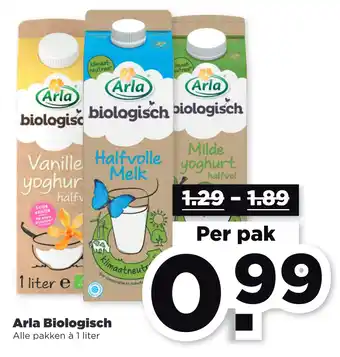 PLUS Arla Biologisch aanbieding