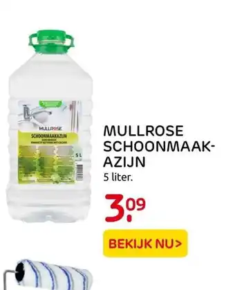 Praxis MULLROSE SCHOONMAAK- AZIJN 5 liter. aanbieding