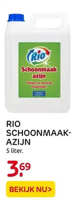 Praxis RIO SCHOONMAAK- AZIJN 5 liter. aanbieding