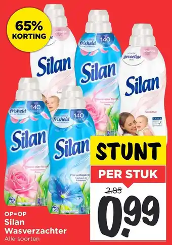 Vomar Voordeelmarkt Silan wasverzachter aanbieding