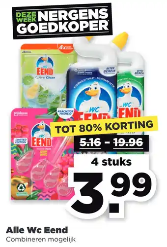 PLUS Alle Wc Eend aanbieding