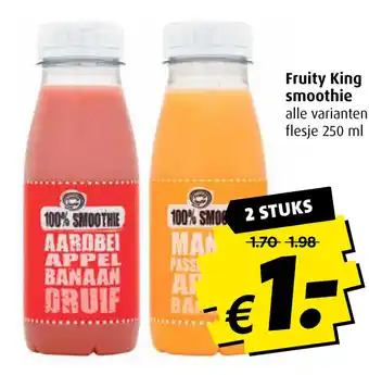 Boni Fruity King smoothie aanbieding