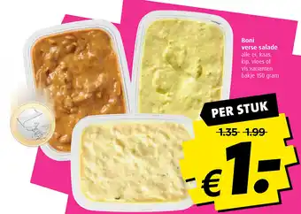 Boni Verse salade aanbieding