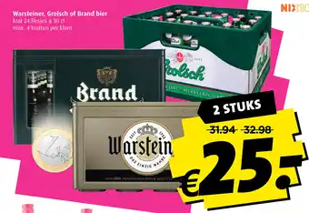 Boni Warsteiner, Grolsch of Brand bier aanbieding