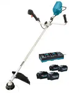 Toolnation Makita UR012GT401 XGT 2 x 40V Max 5.0Ah Accu Bosmaaier U-greep 4 accu's aanbieding