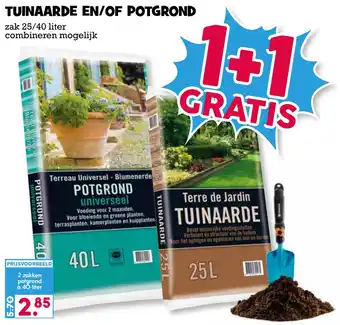 Boon`s Markt Tuinaarde en/of potgrond aanbieding