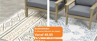 Tuinmeubelland Buitenkleden aanbieding