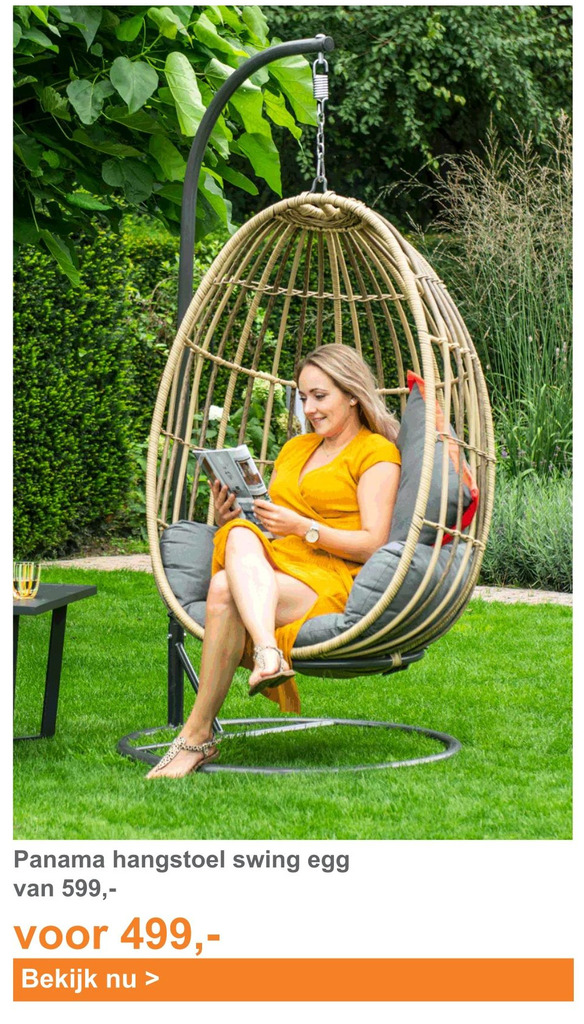 hangstoel panama swing egg