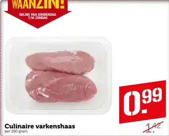 Coop Culinaire varkenshaas aanbieding